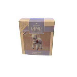 Hallmark Keepsake Ornament "Gentle Lamb" Hand-Painted 1991 Easter Edition
